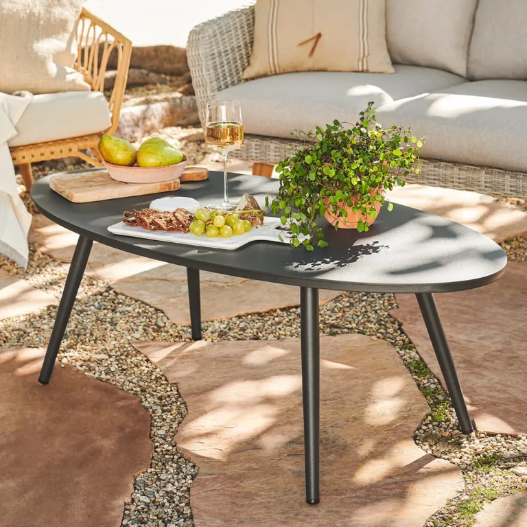 Halden 47_ Outdoor Coffee Table - Dark Charcoal