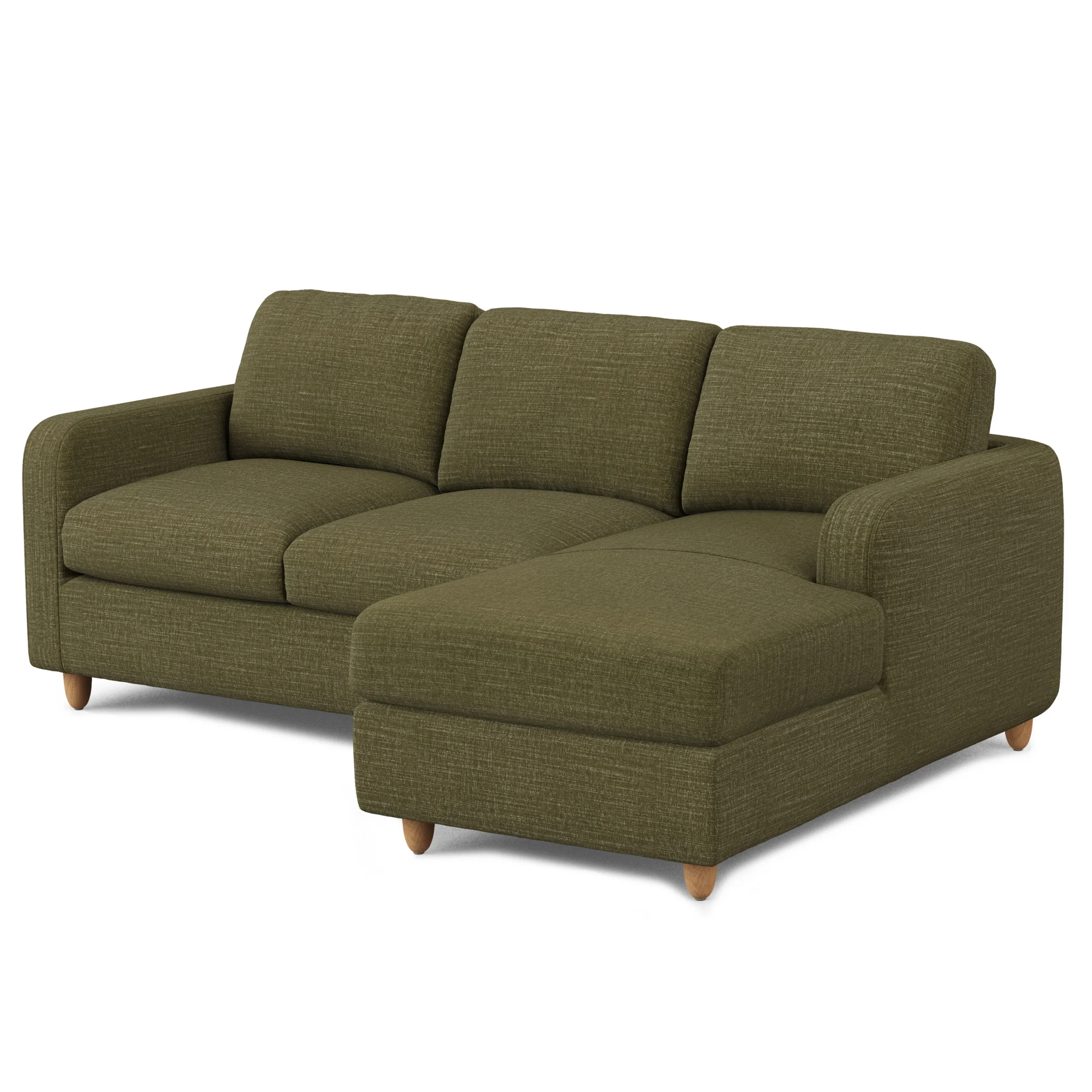 Vati 90.5_ Right Storage Sectional - Napa Moss - Image 13