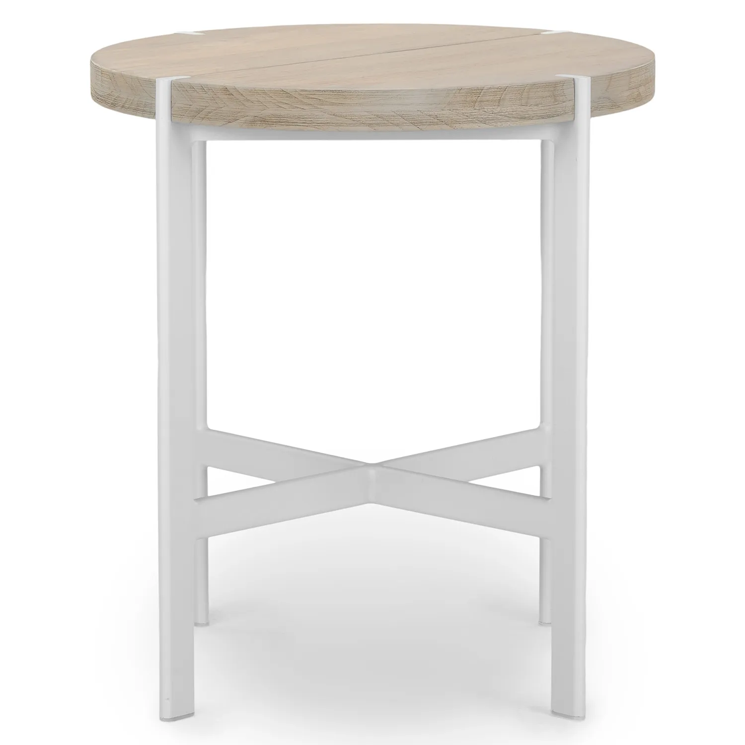 Haskel Outdoor Side Table - Driftwood Gray - Image 9