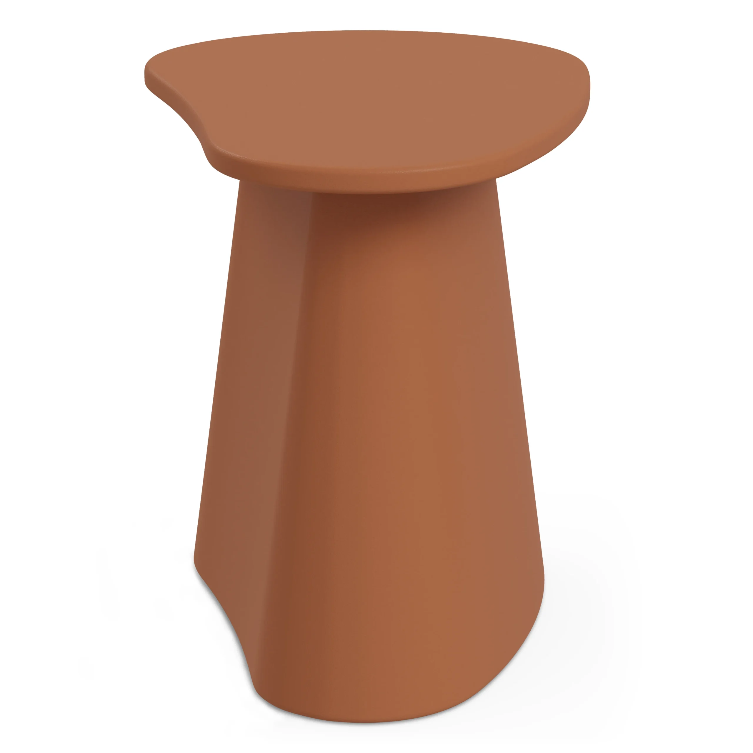 Noora Outdoor Side Table - Ochre Brown - Image 11