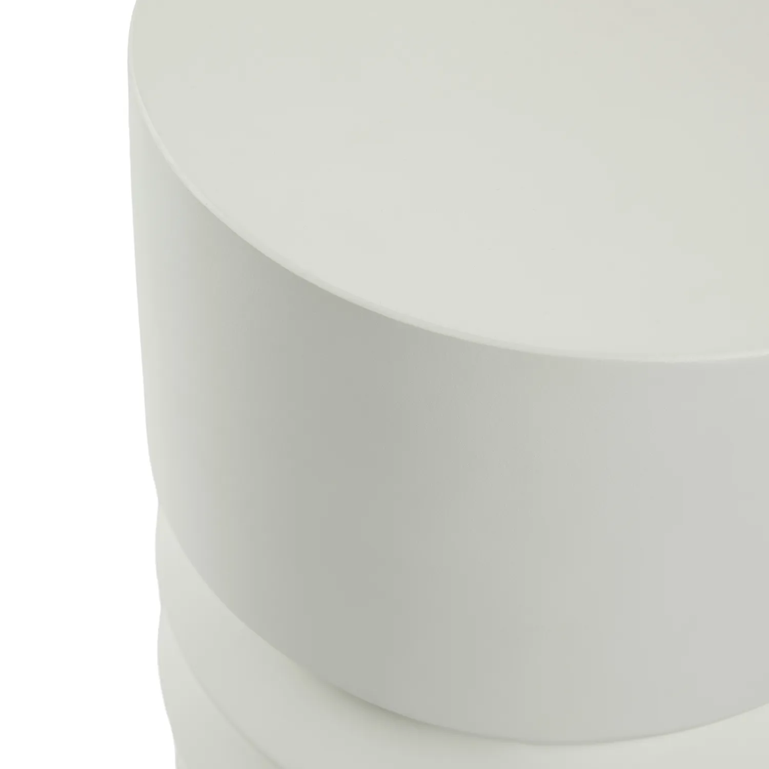 Pindo Outdoor Concrete Side Table - White - Image 8