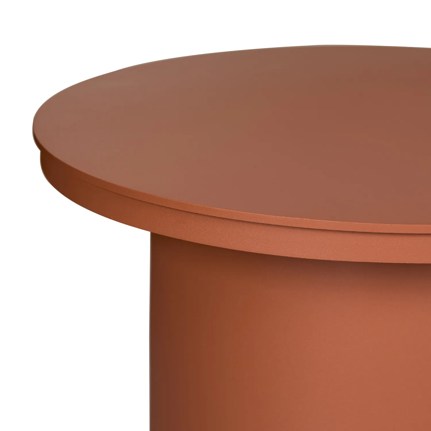Vardo Outdoor Side Table - Porcelain Orange - Image 5