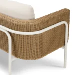 Aby 69.5_ Outdoor Loveseat - Dravite Ivory
