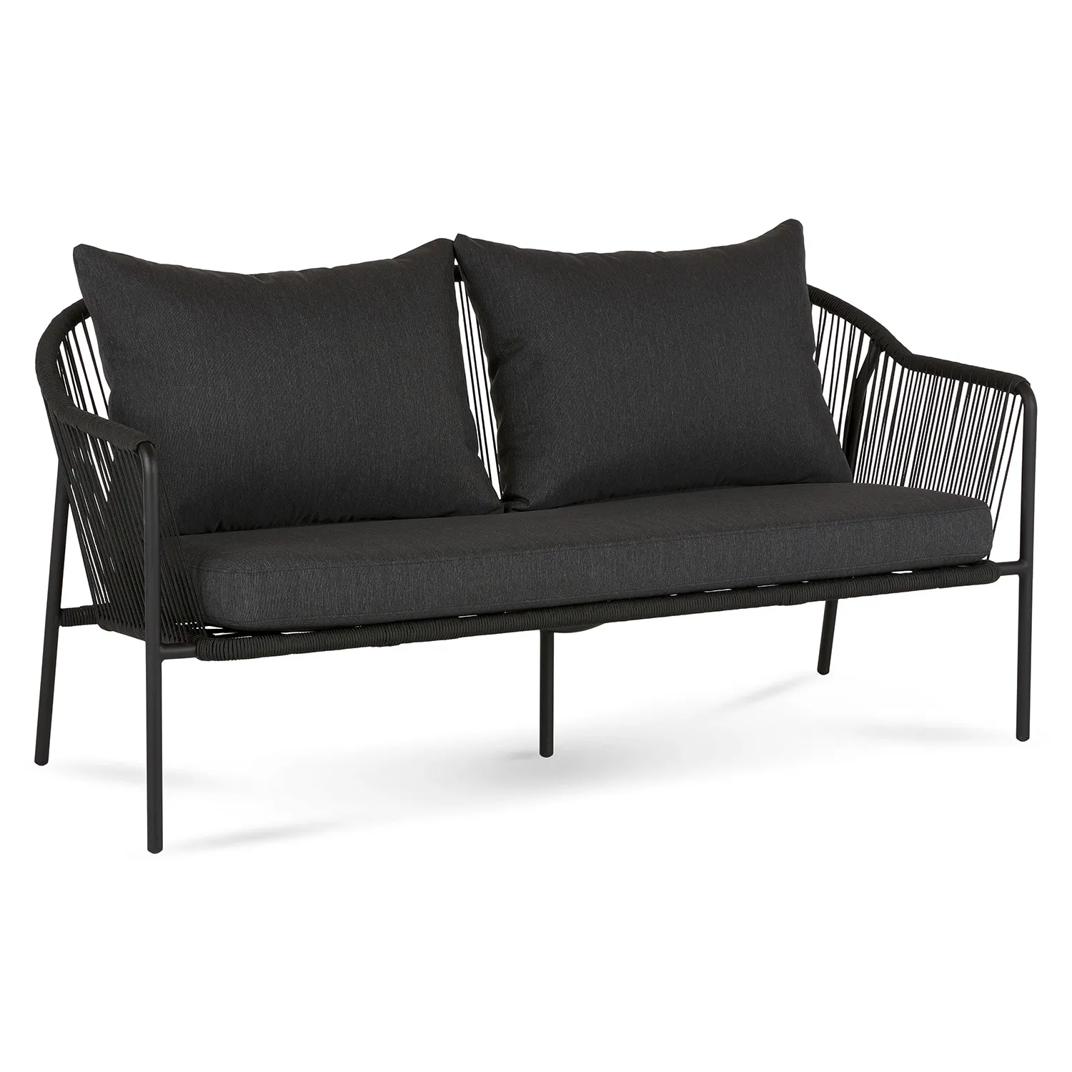 Calicut 67_ Outdoor Loveseat - Coast Black - Image 12