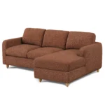 Vati 90.5_ Right Storage Sectional - Natural Oak and Napa Rust