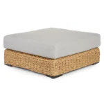 Capra 37.5_ Outdoor Ottoman - Beach Sand