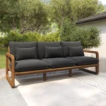 Laholm 88_ Outdoor Sofa - Dravite Black