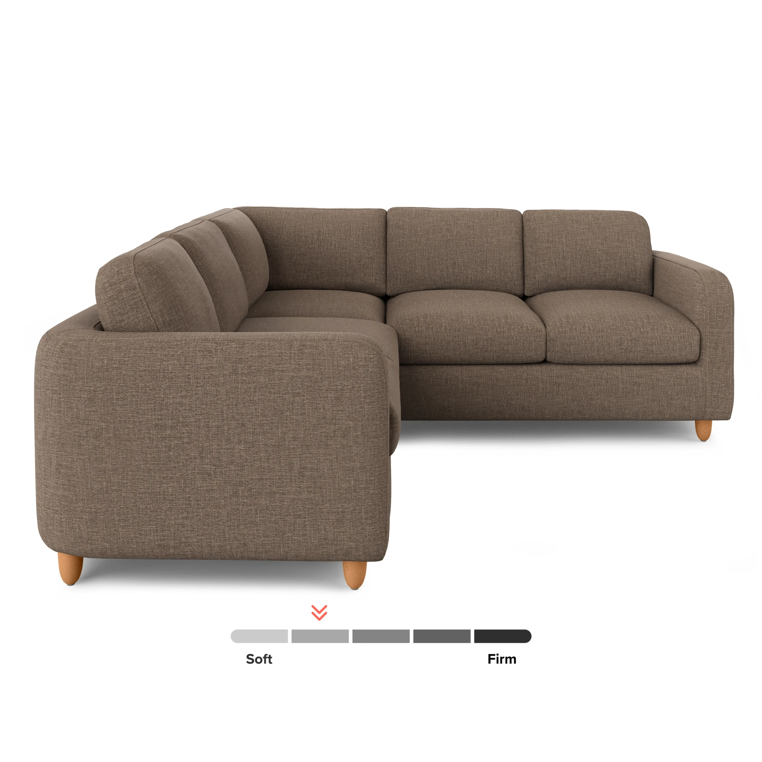 Vati 92_ Corner Sectional - Honey Oak and Buckler Brown - Image 7