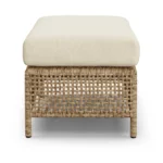 Robbi 29_ Outdoor Ottoman - Dravite Ivory