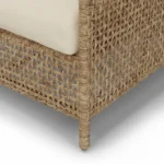 Robbi 67.25_ Outdoor Loveseat - Dravite Ivory