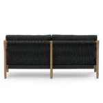 Rosa 80_ Outdoor Sofa - Dravite Black