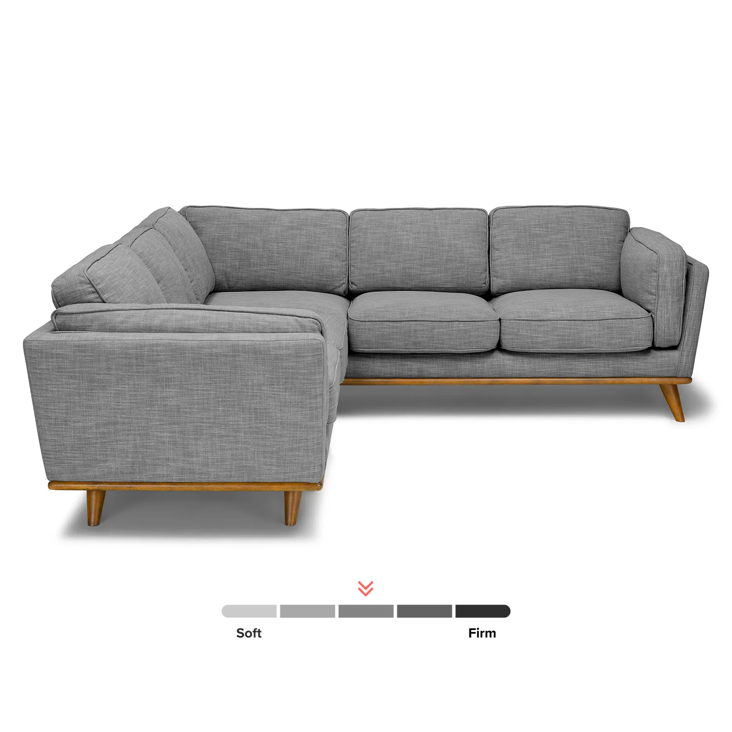 Timber 93_ Corner Sectional - Pebble Gray - Image 3