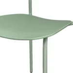 Ari Outdoor Stackable Dining Chair - Khaki Green