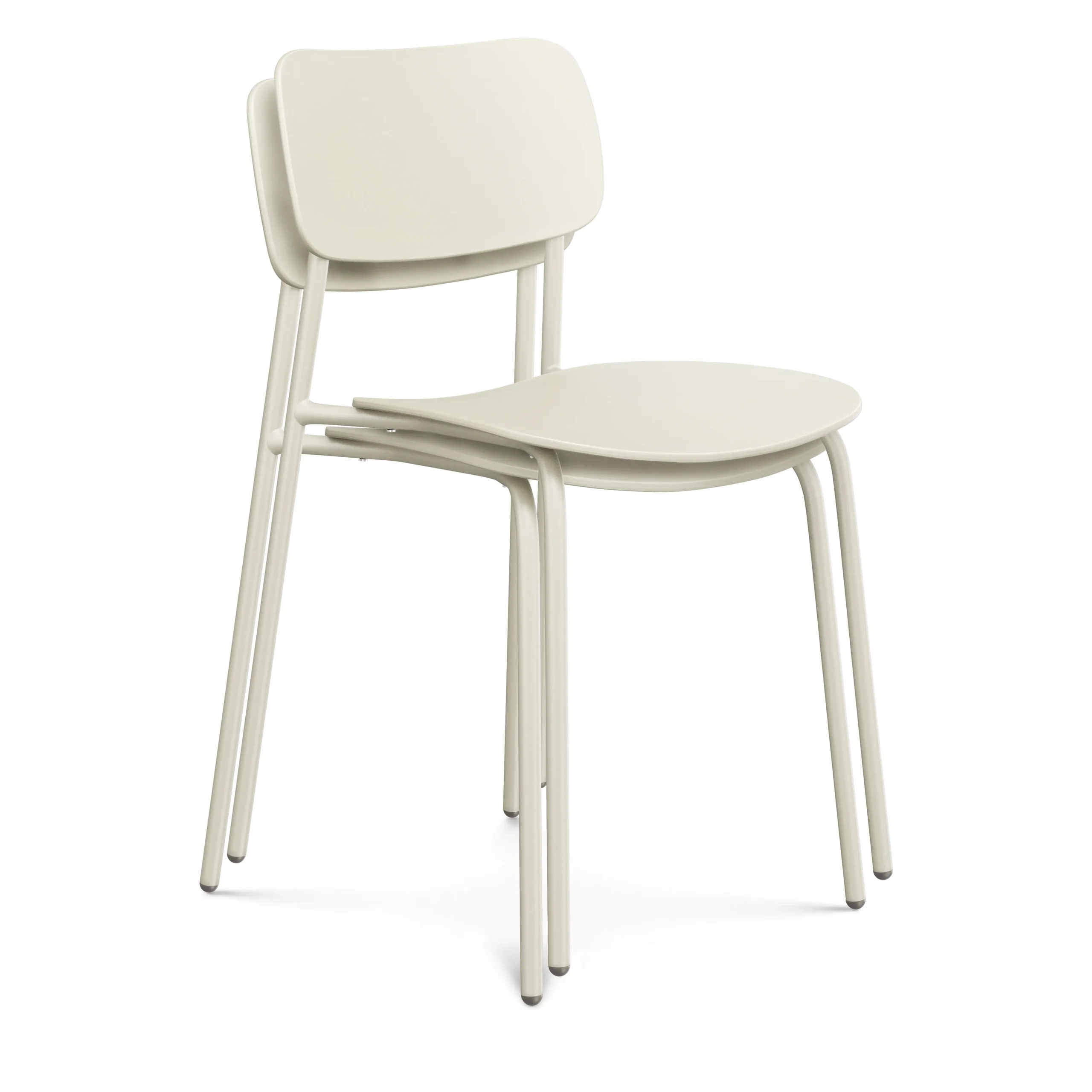 Ari Outdoor Stackable Dining Chair - Taupe - Image 11
