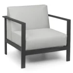 Burkel 30.5_ Outdoor Lounge Chair - Cloudy Gray