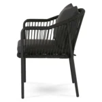 Calicut Outdoor Dining Chair - Coast Black
