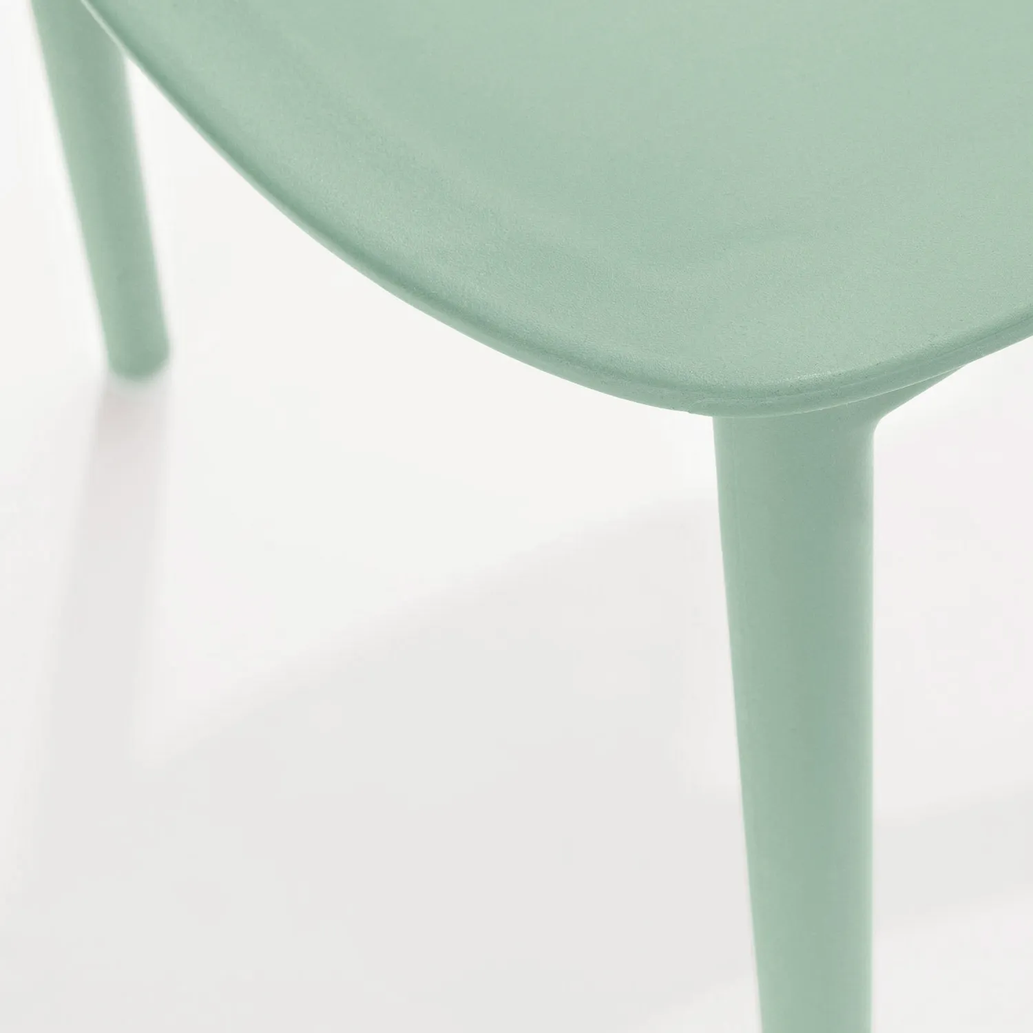 Dot Outdoor Stackable Dining Chair - Malibu Aqua - Image 11