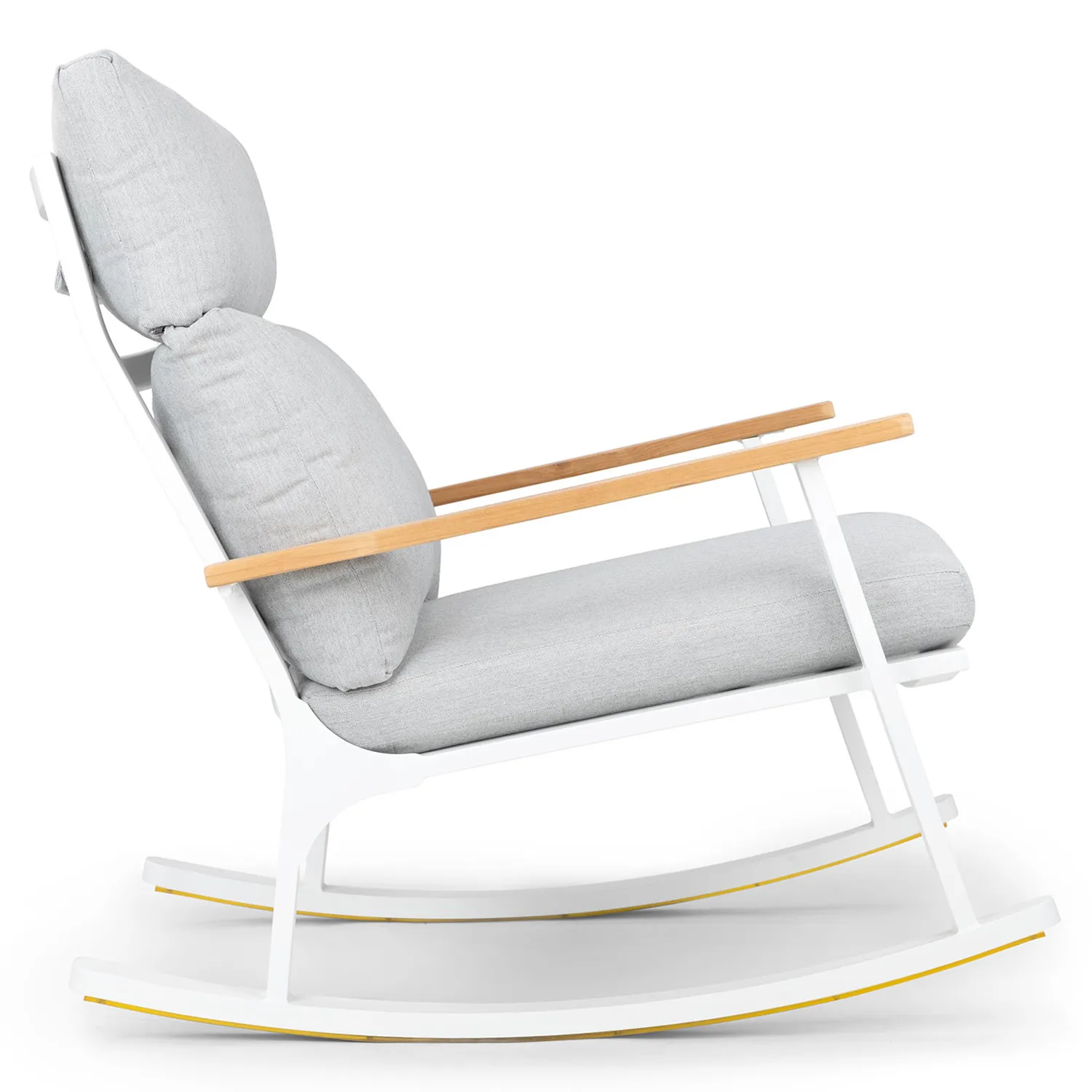 Eleya 31.5_ Outdoor Rocking Chair - Cera Gray - Image 11