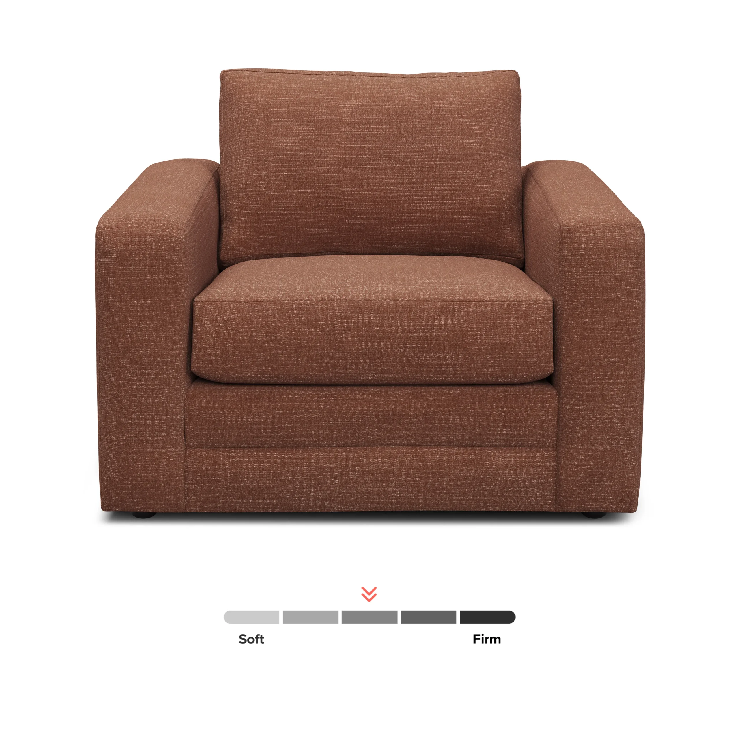 Riley 42_ Lounge Chair - Napa Rust - Image 10