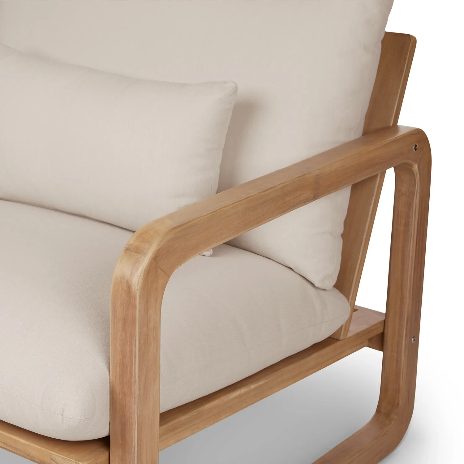 Laholm 36.5_ Outdoor Lounge Chair - Dravite Ivory - Image 13