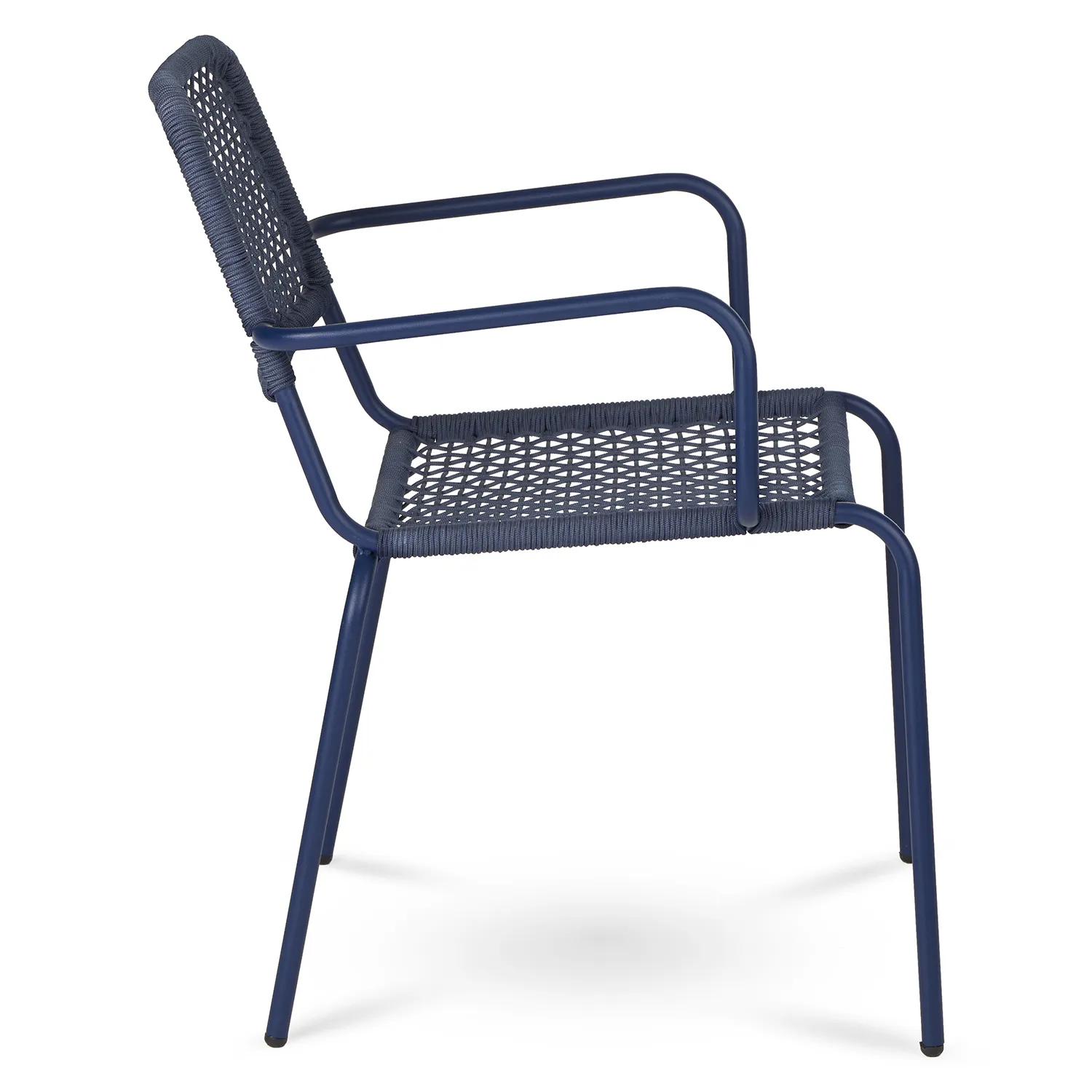 Manna Outdoor Dining Chair - Indigo Blue - Image 10