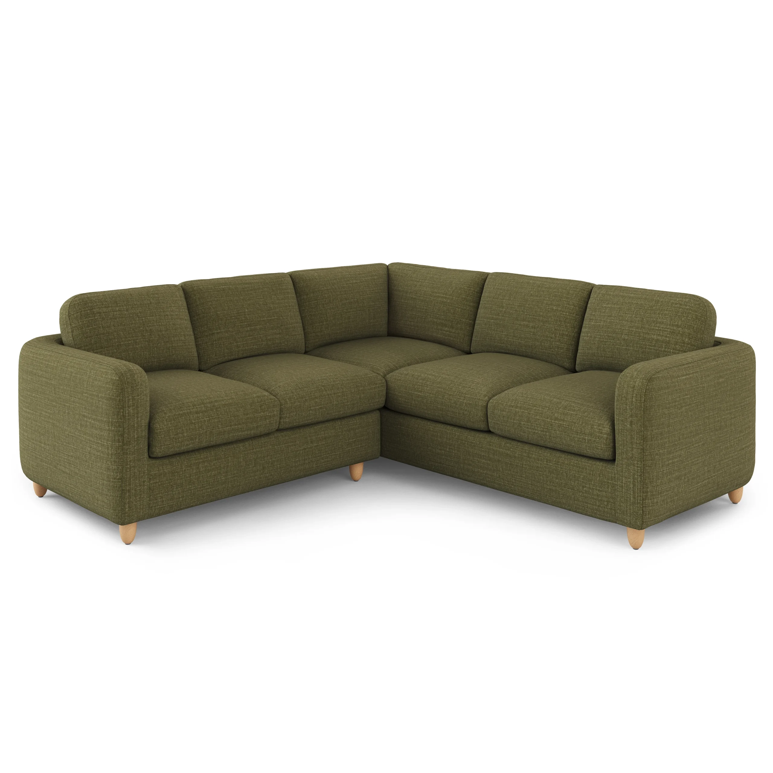 Vati 92_ Corner Sectional - Natural Oak and Napa Moss - Image 8