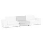 Beta 39.5_ Armless Chair Module - Quartz White