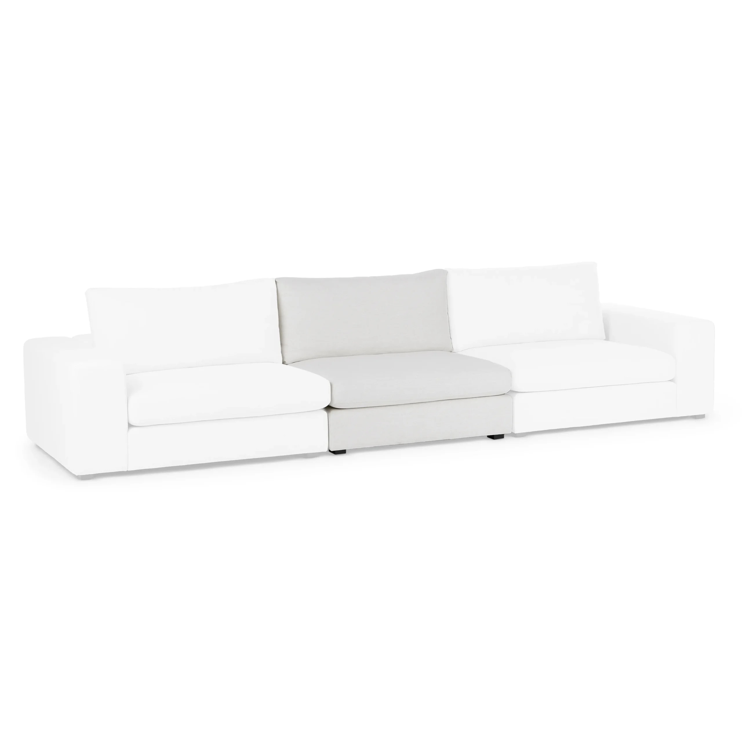 Beta 39.5_ Armless Chair Module - Quartz White - Image 10