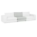 Beta 39.5_ Armless Chair Module - Welsh Gray