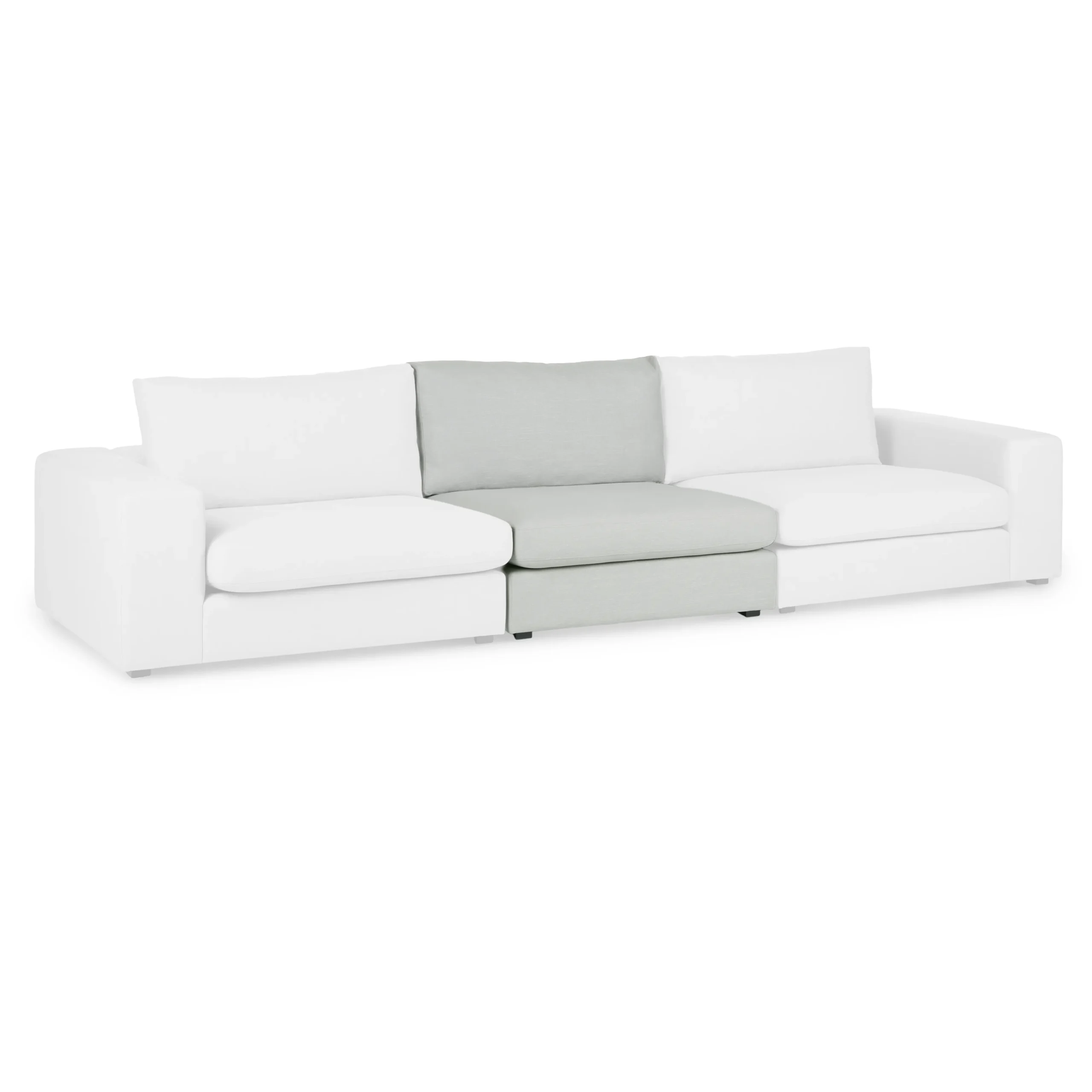 Beta 39.5_ Armless Chair Module - Welsh Gray - Image 9
