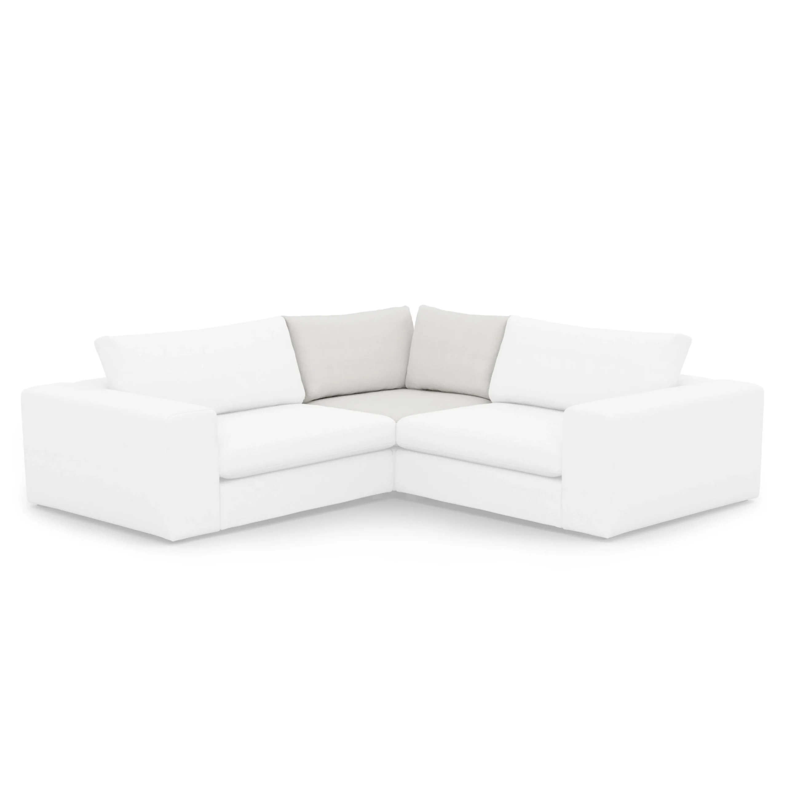 Beta 45_ Corner Chair Module - Quartz White - Image 10