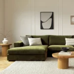 Beta 49_ Left Chaise Module - Cypress Green