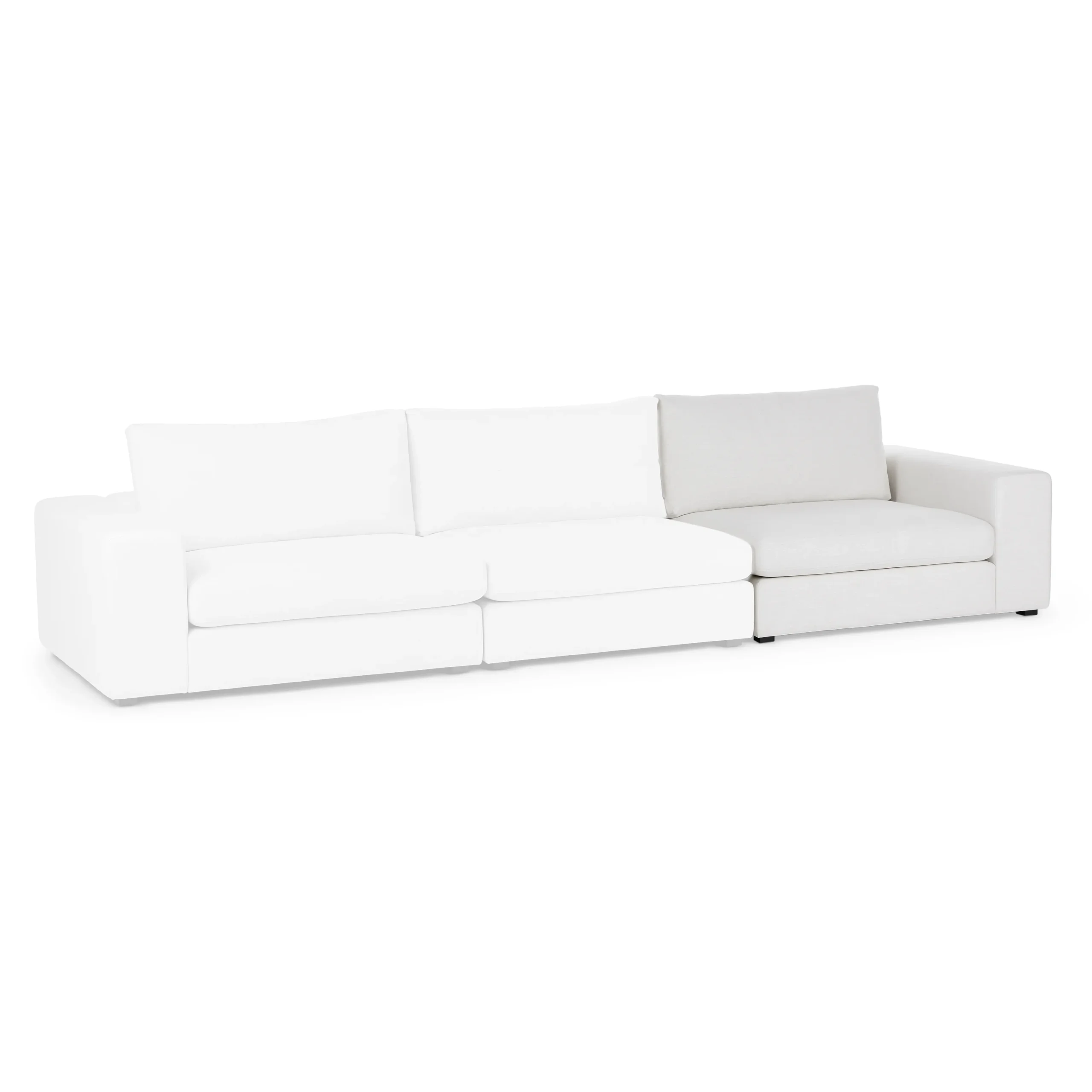 Beta 49_ Right Arm Chair Module - Quartz White - Image 3