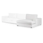 Beta 49_ Right Chaise Module - Quartz White