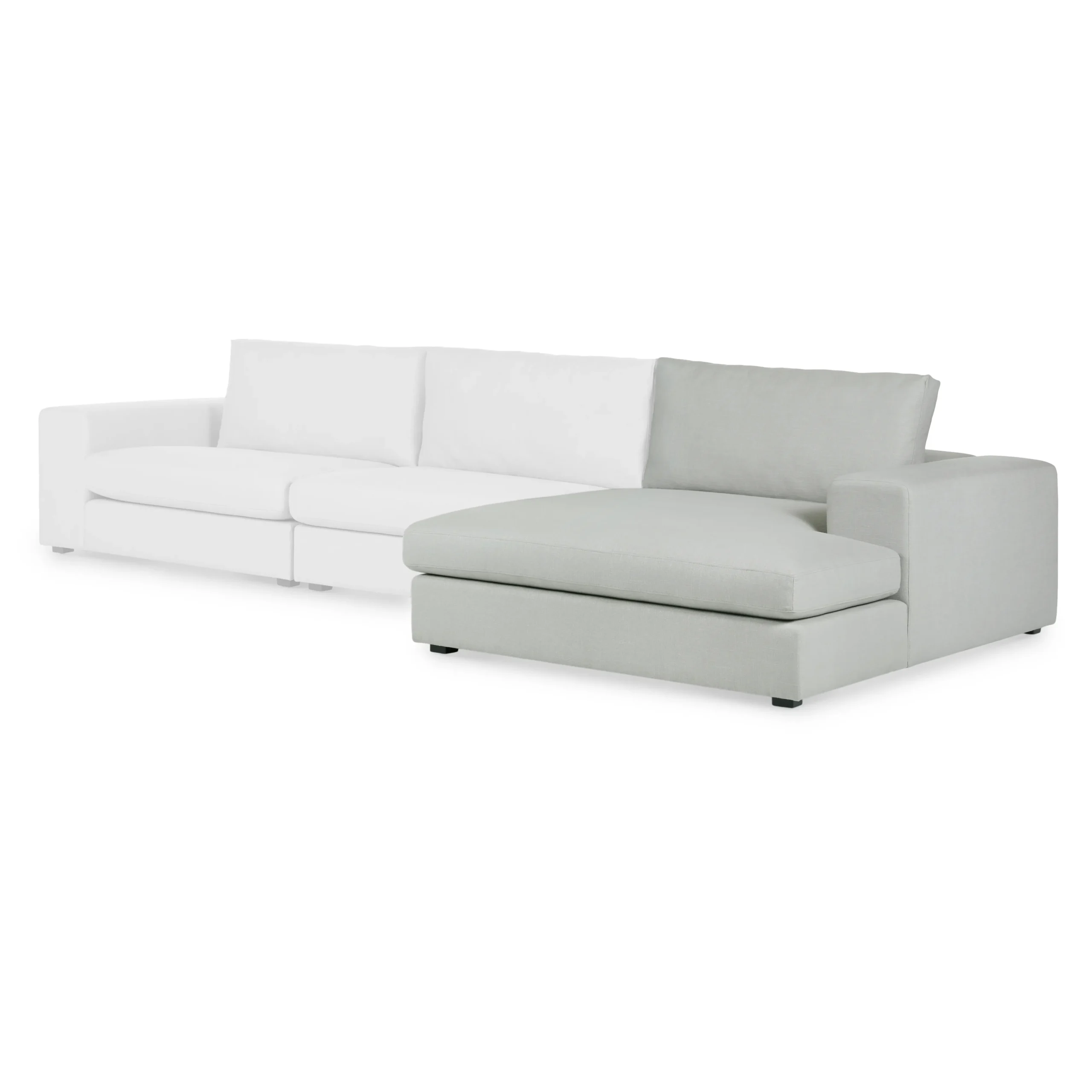 Beta 49_ Right Chaise Module - Welsh Gray - Image 3
