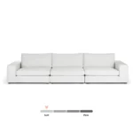Beta 137_ Modular Sofa - Quartz White