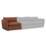 Leigh 46_ Left Arm Module - Napa Rust