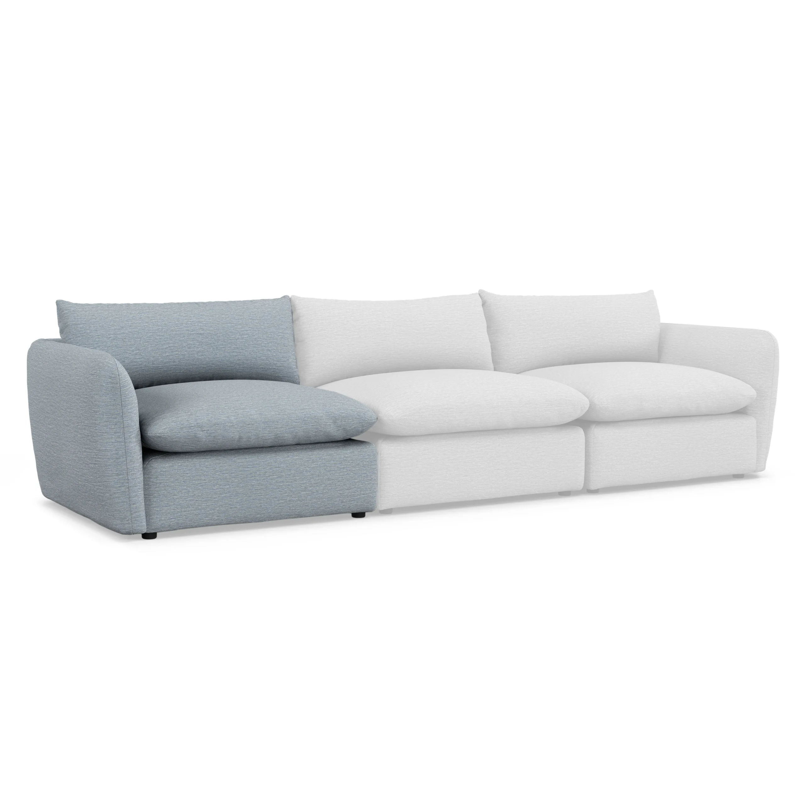 Leigh 46_ Left Arm Module - Silver Light Blue - Image 5