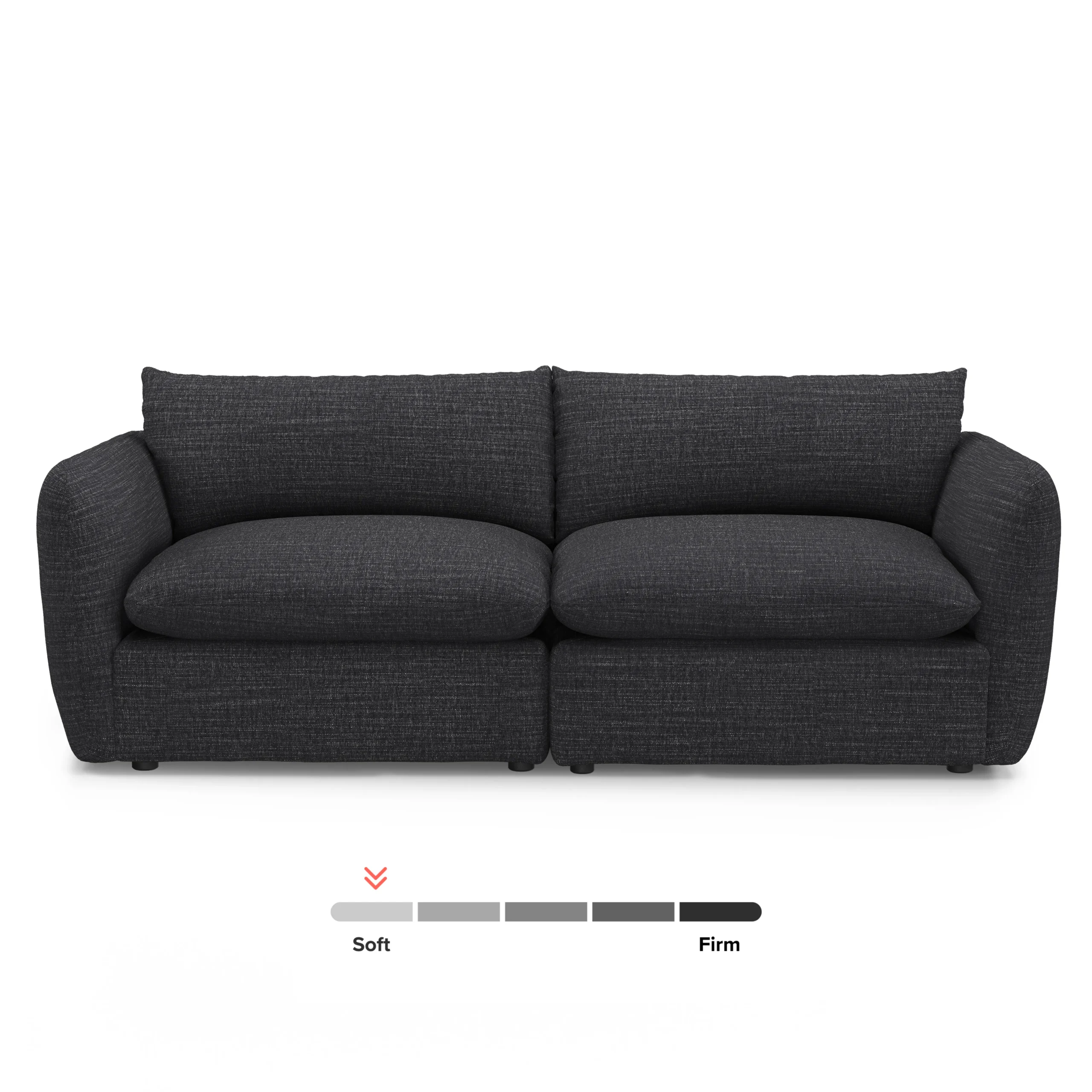 Leigh 92_ Modular Sofa - Napa Charcoal - Image 12