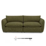 Leigh 92_ Modular Sofa - Napa Moss