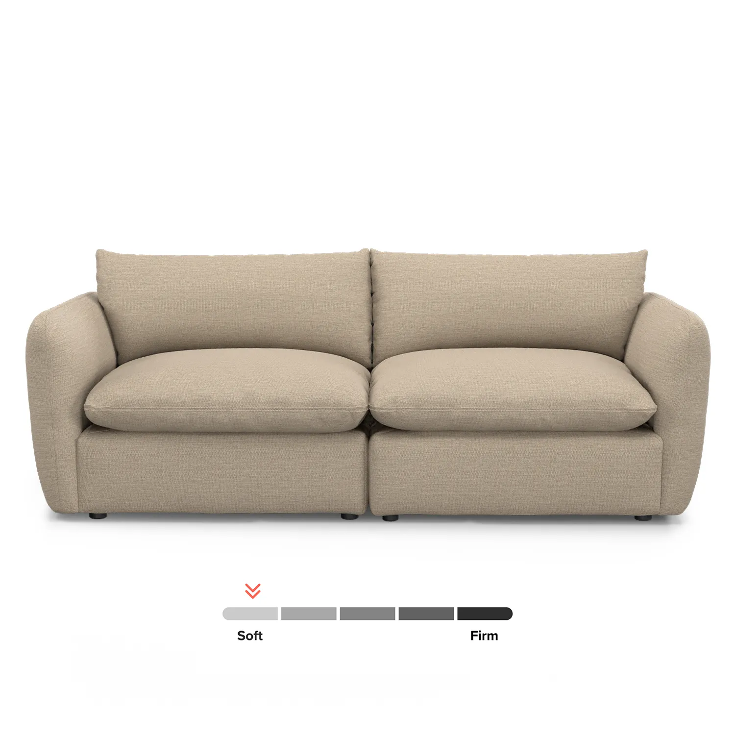 Leigh 92_ Modular Sofa - Silver Taupe - Image 12