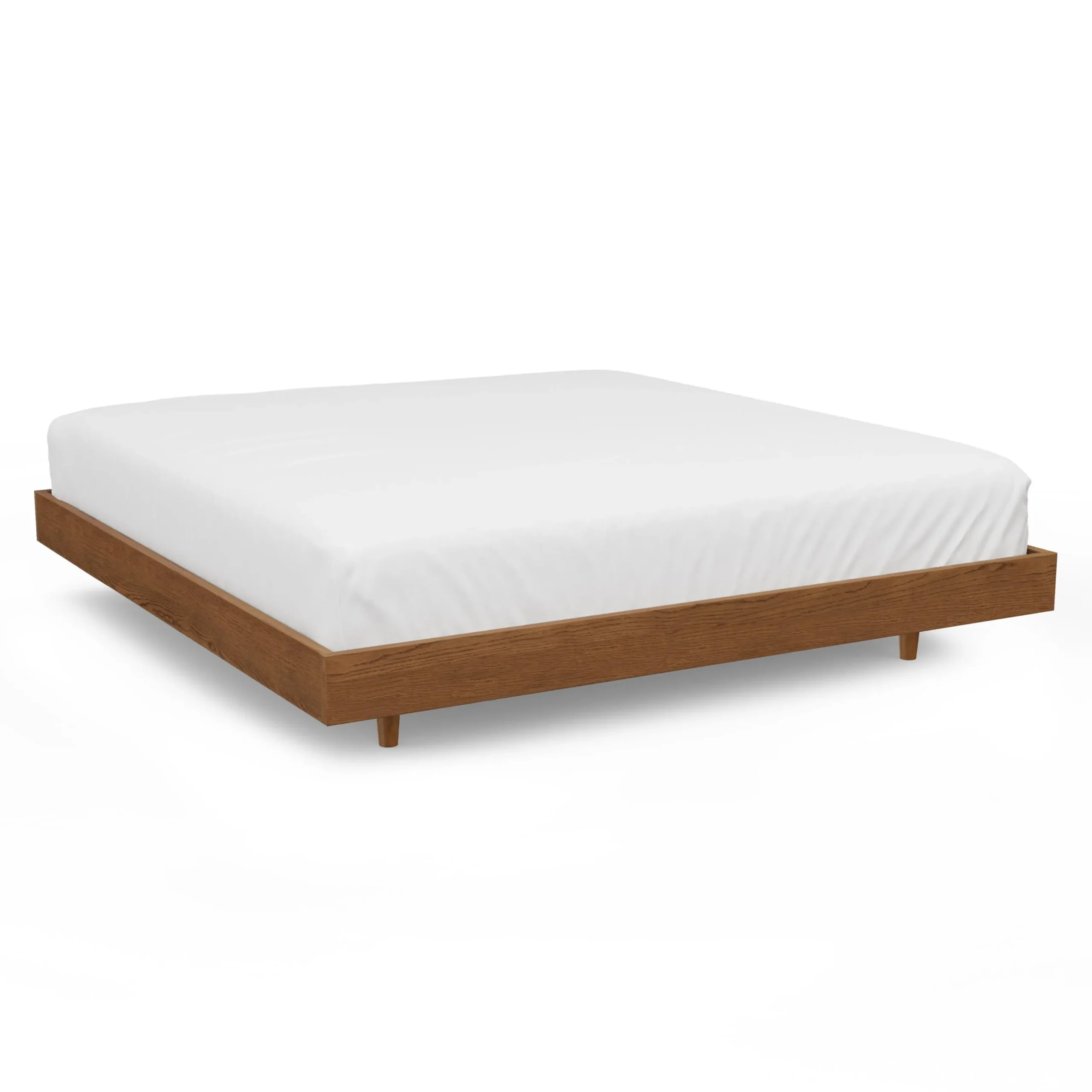 Basi King Bed Frame - Smoked Oak - Image 3