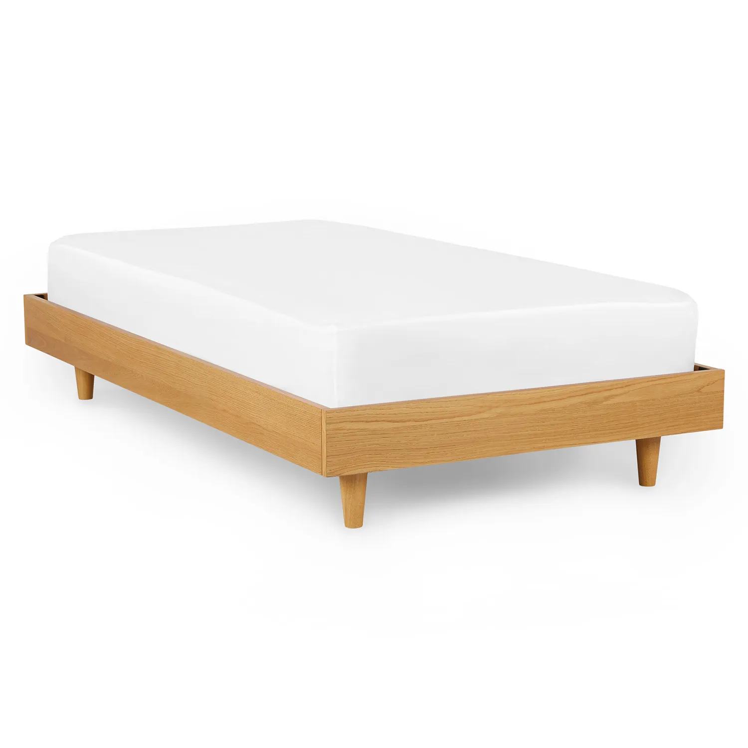 Basi Twin Bed Frame - Oak - Image 5
