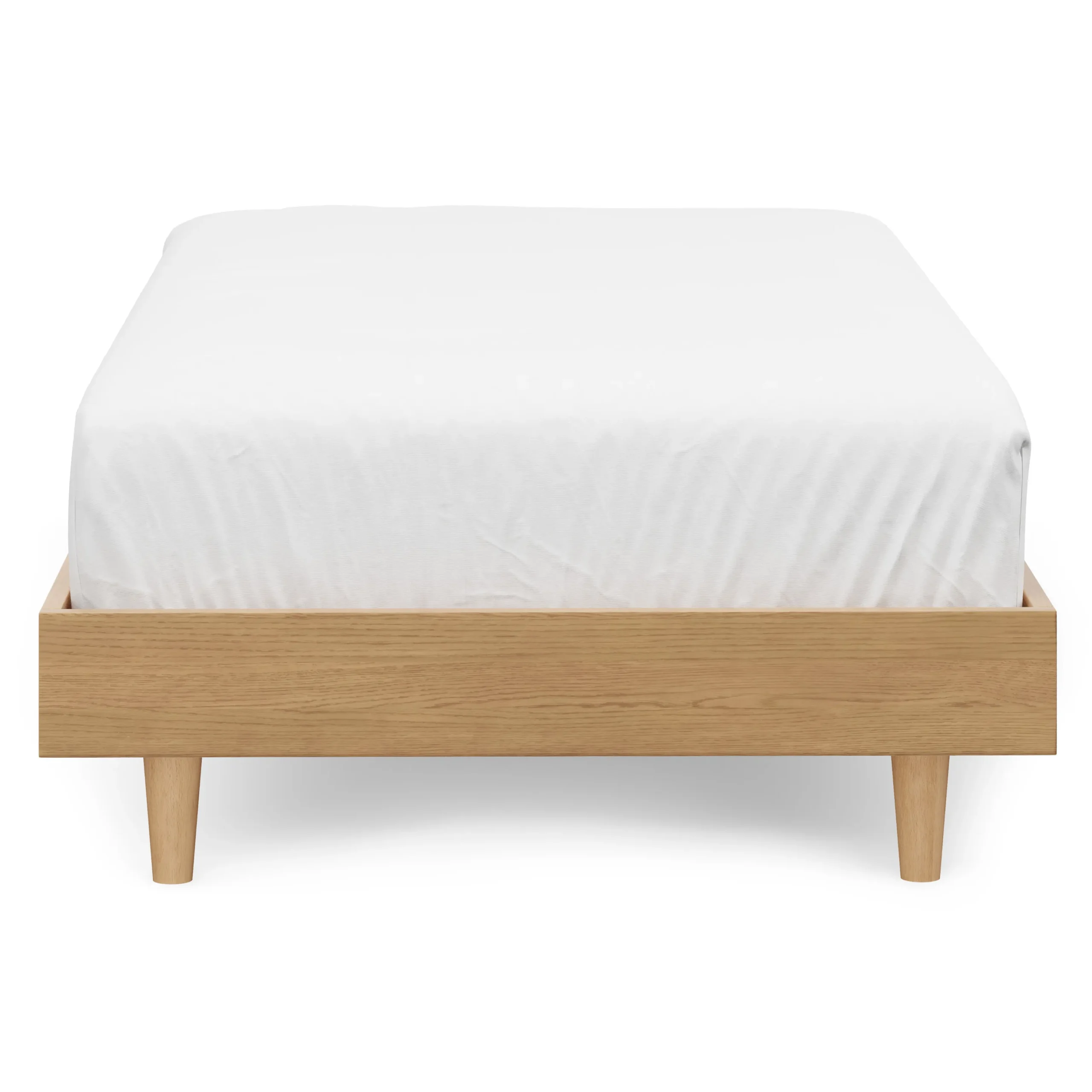 Basi Twin Bed Frame - White Oak - Image 4