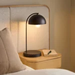 Bjorn King Upholstered Bed with Nightstands Set - White Oak and Ratine Ivory