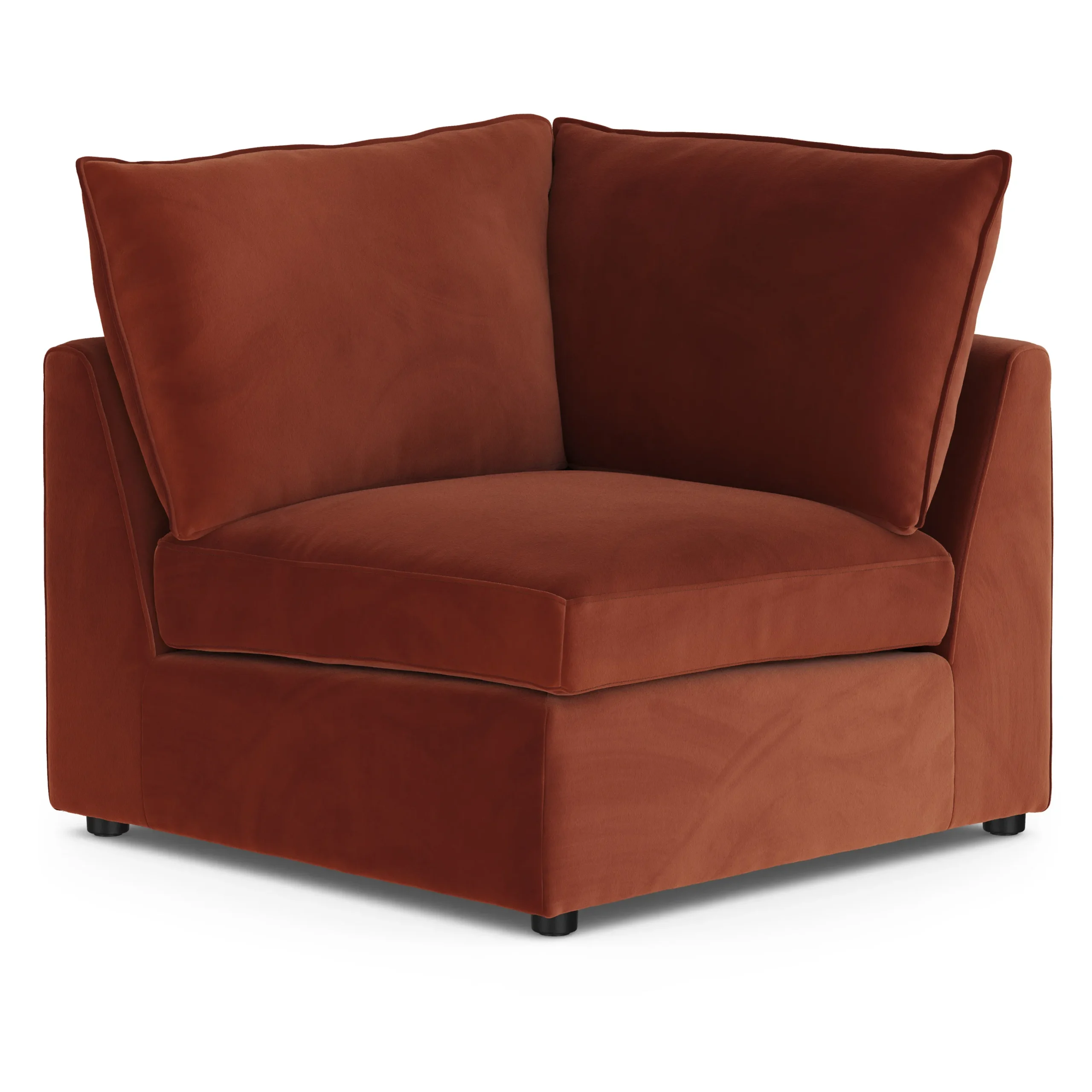 Lenae 38_ Velvet Corner Module - Hale Rust - Image 12