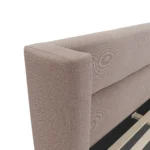 Calabri King Upholstered Bed - Napa Quartz