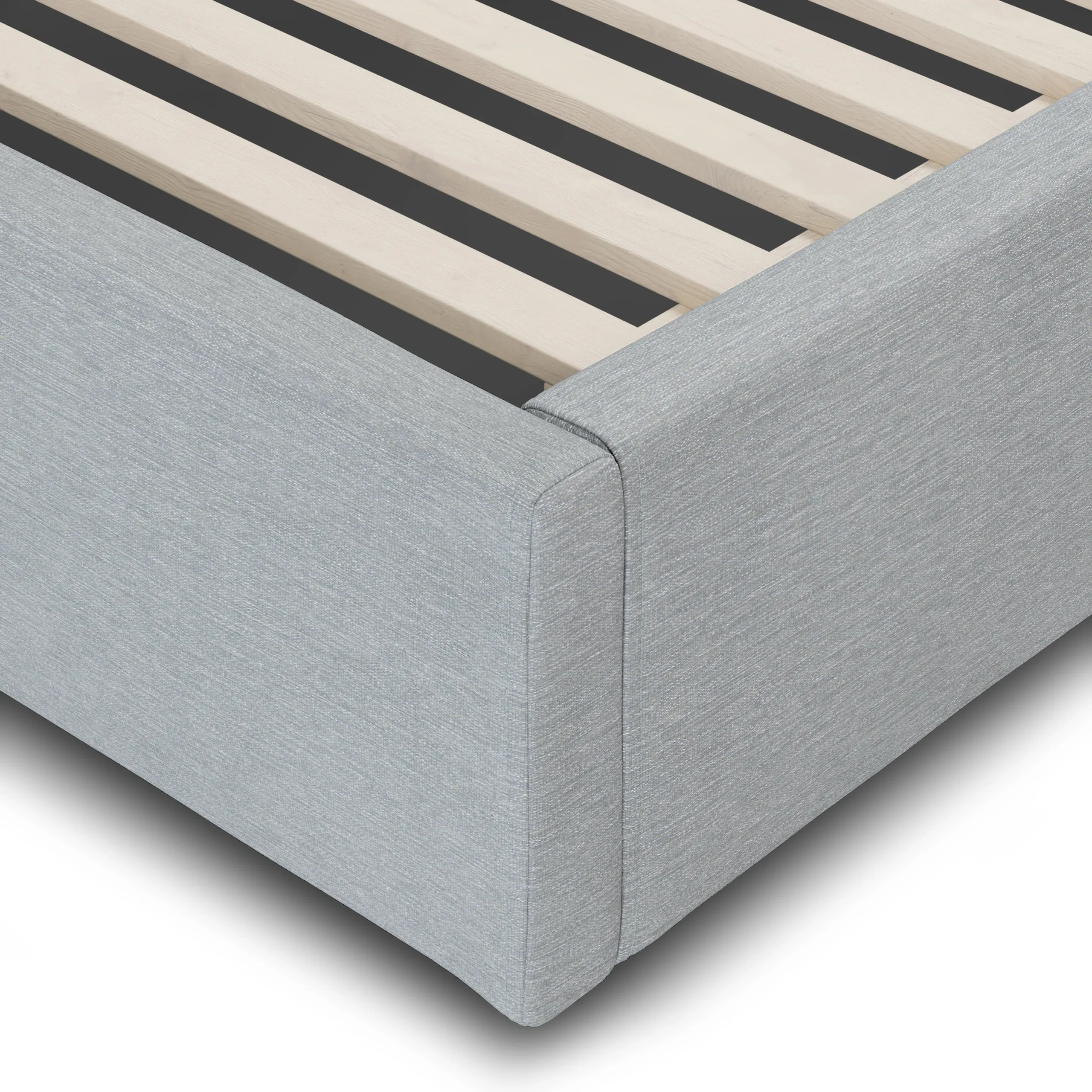 Calabri King Upholstered Bed - Silver Light Blue - Image 5