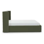 Calabri King Velvet Bed - Hale Fir Green