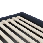 Calabri King Velvet Bed - Hale Ink
